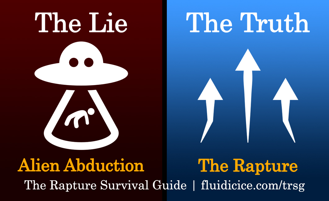 The Rapture Alien Lie Business Card